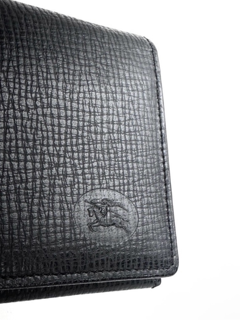 💎 BURBERRYS Horse Logo Leather Long Bifold Wallet - Picture 10 of 16